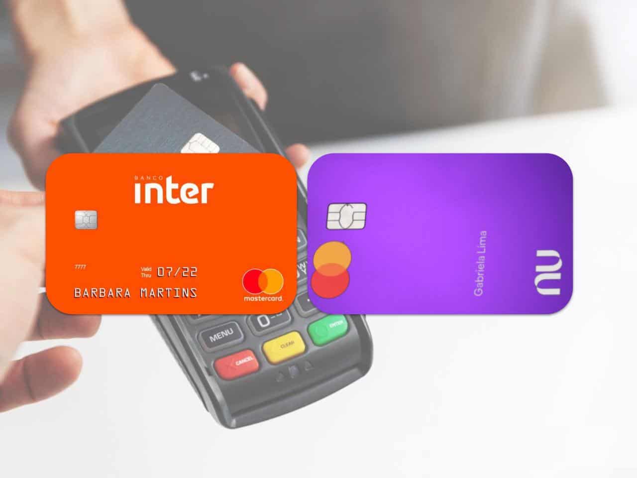 Qual cartão de crédito possui mais vantagens? Inter ou Nubank? Confira!