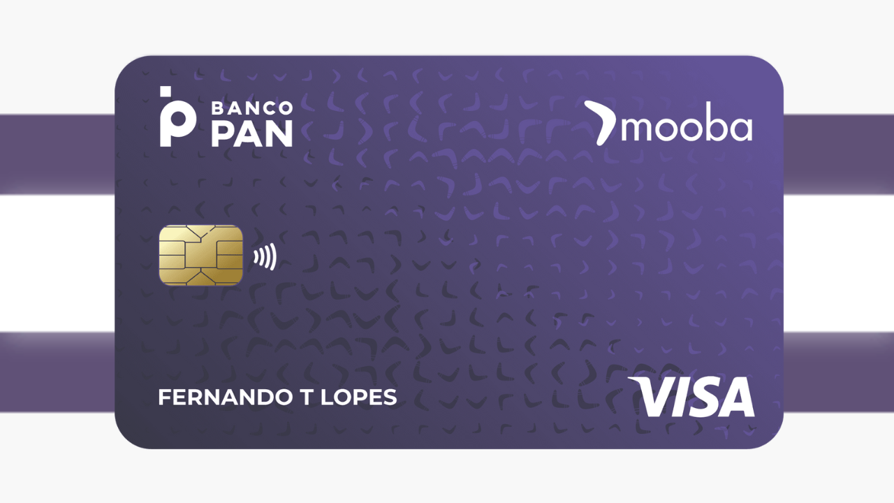 Cartão de crédito Mooba Visa Pan possui o maior percentual de cashback. Confira!